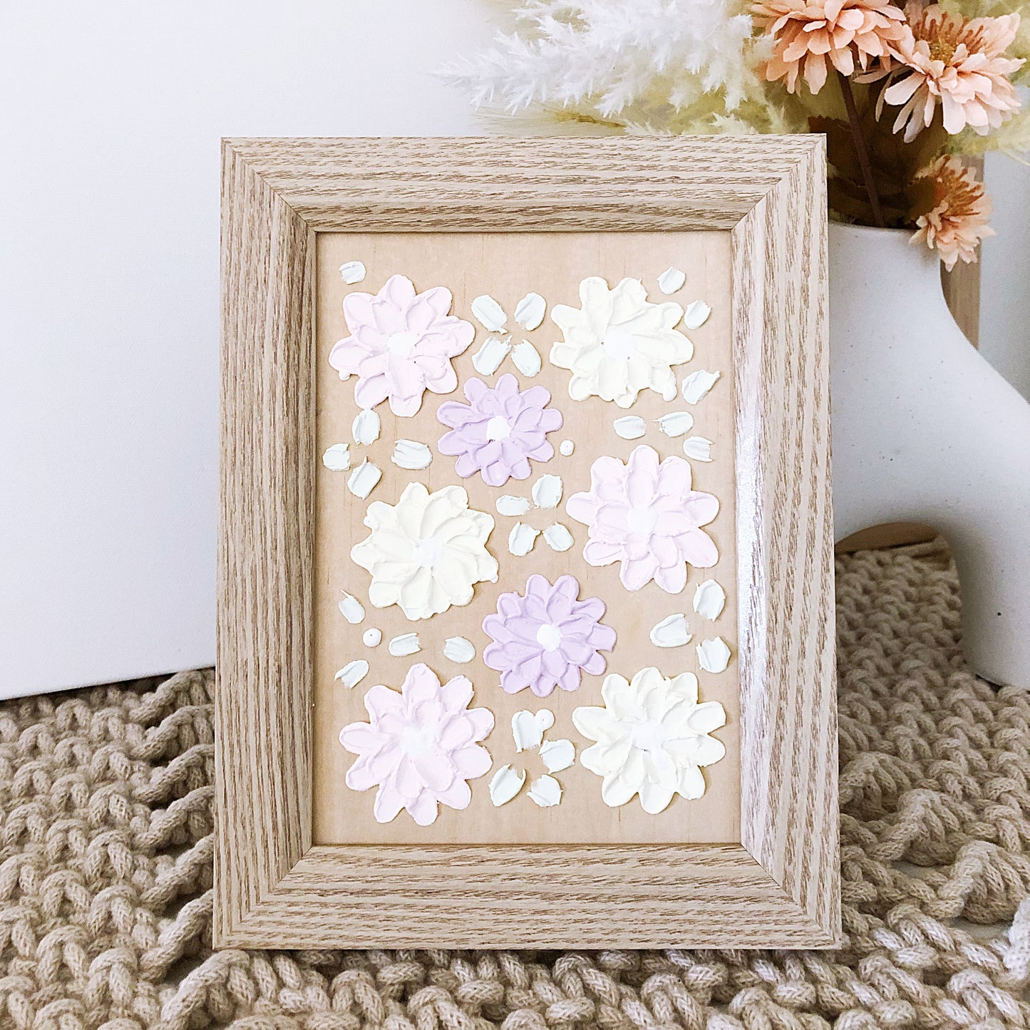 Framed Textured Florals