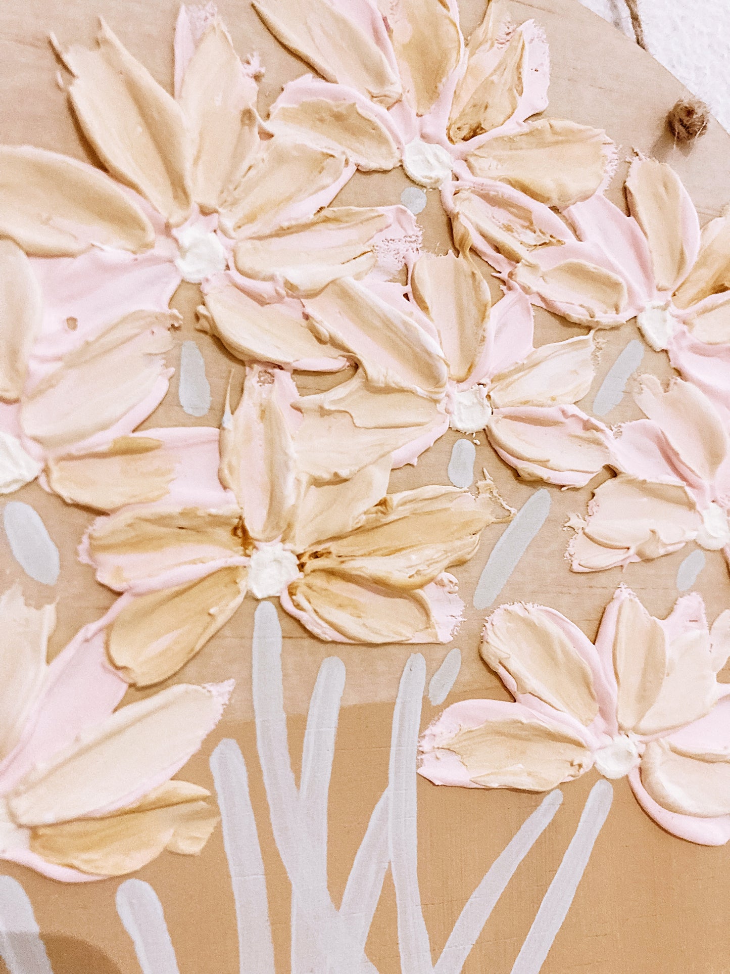 Floral Timber Plaque