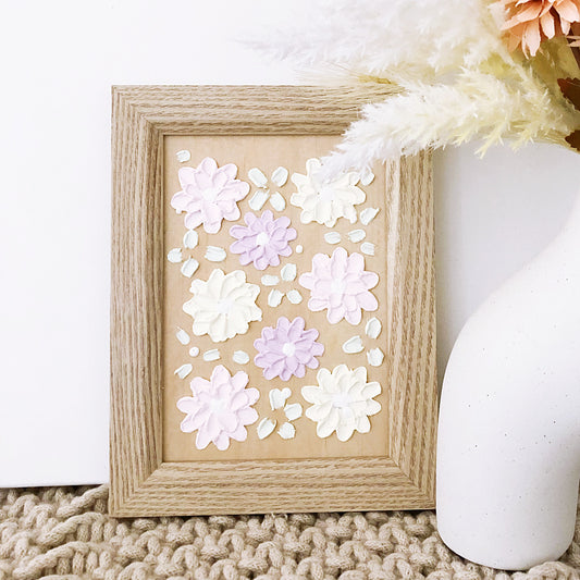 Framed Textured Florals