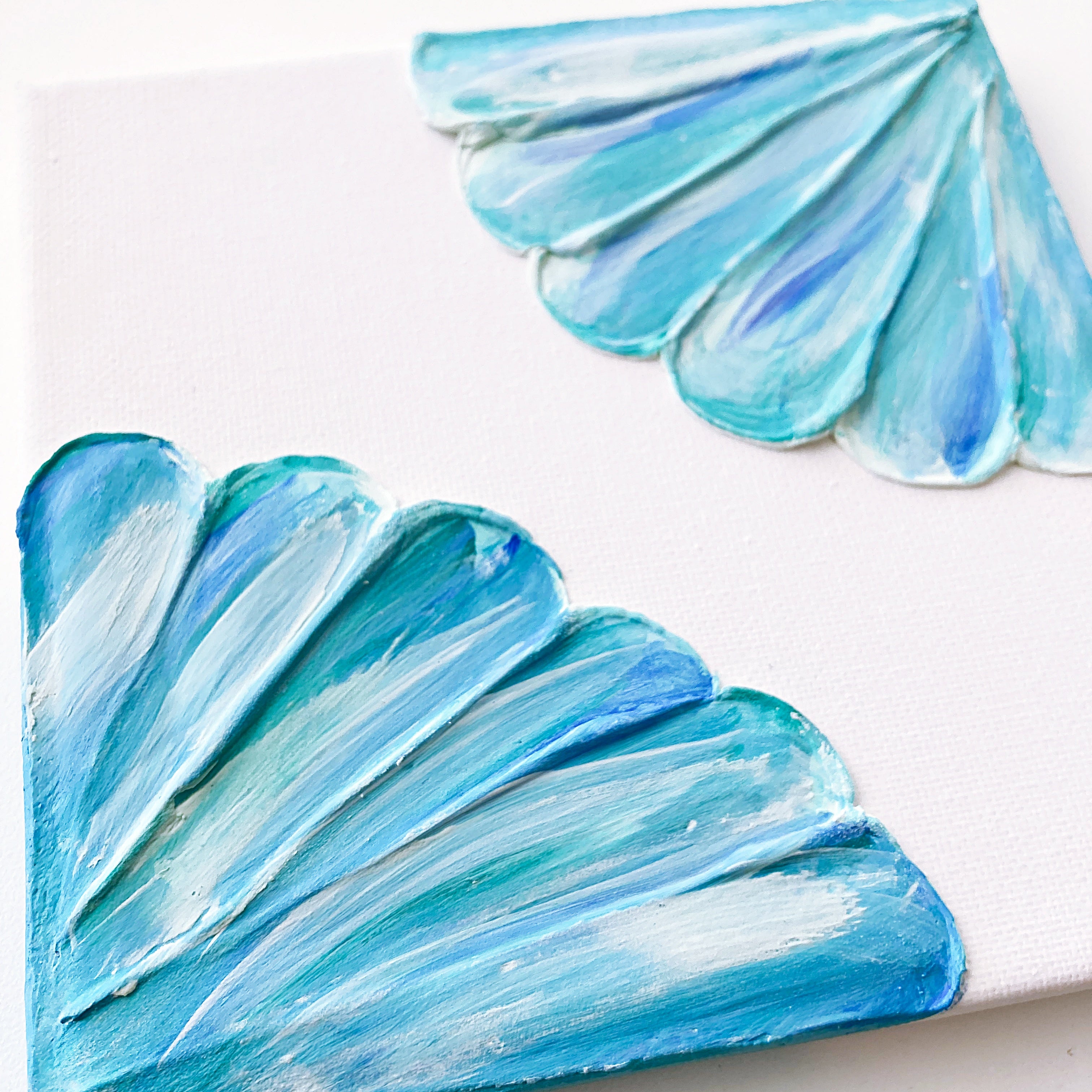 Textured Shells Individual Shells Mini Textured Shell Canvas – Textured by Shar