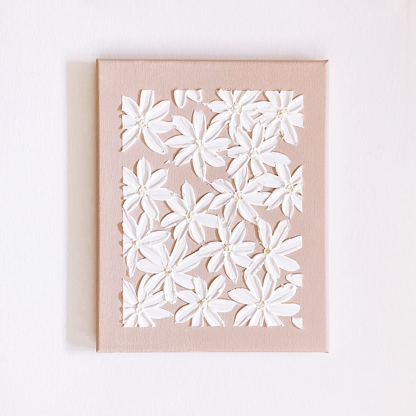 Floral Textured Canvas