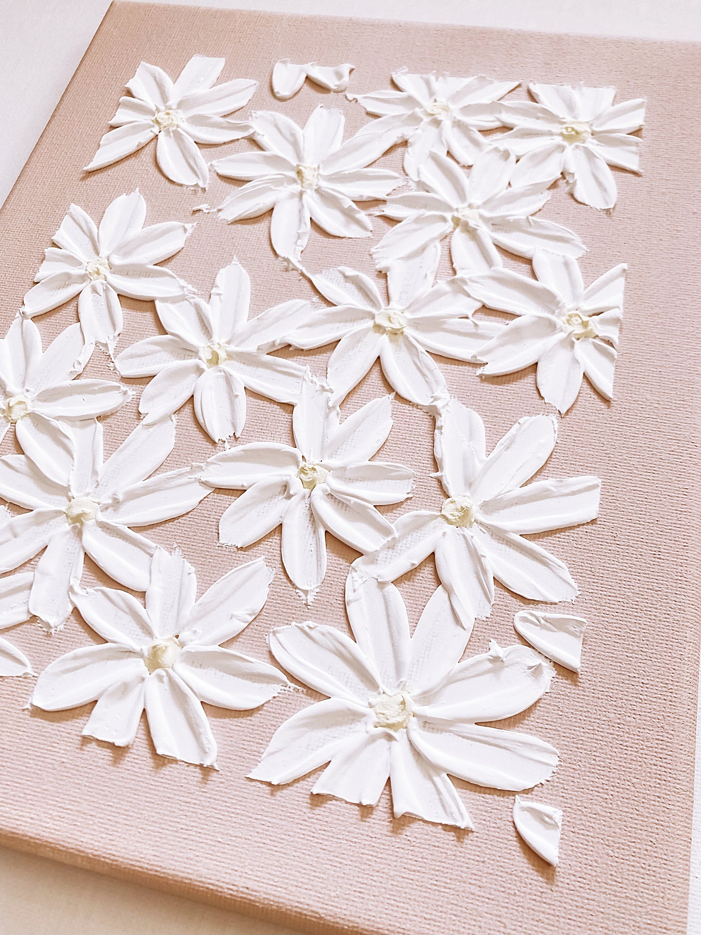 Floral Textured Canvas